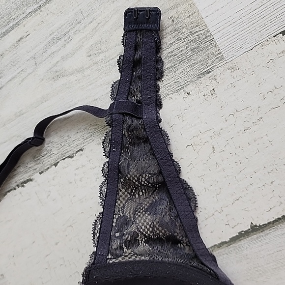 Victoria's Secret Angels IPEX dark gray lightly padded underwire bra Size 34C - Picture 7 of 13